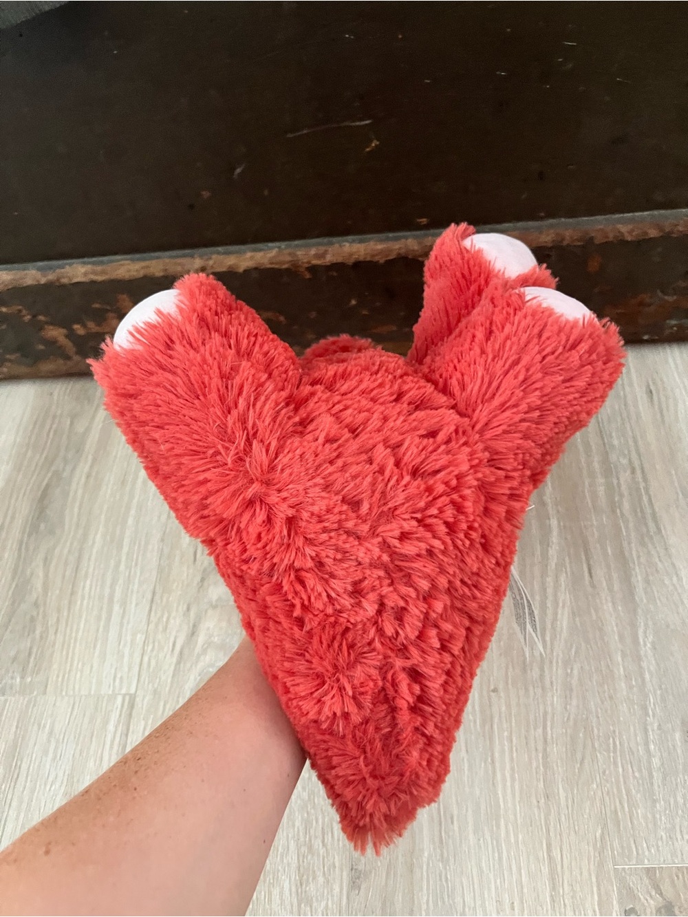 Red Triceratops Warmies Kid’s Stiffed Animal - Picture 9 of 9